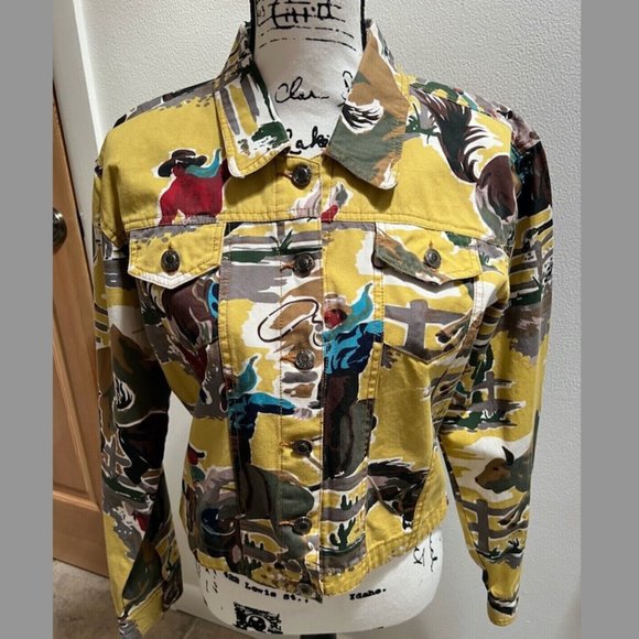 Desert Diva Women's Jacket by Sherry Holt, Vintage 80's, Size: Medium, EUC - Picture 1 of 5
